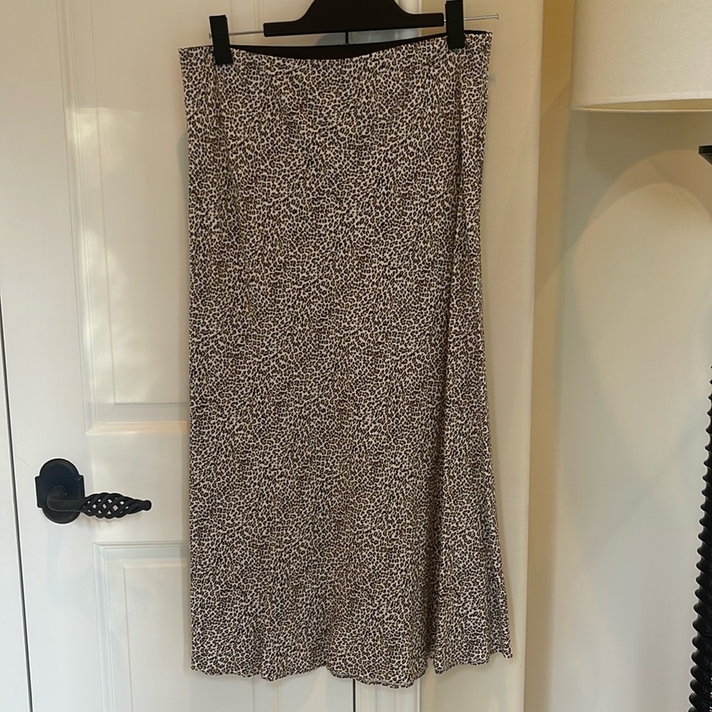 Jenni Kayne Leopard Slip Skirt